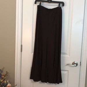 CAbi long gored skirt